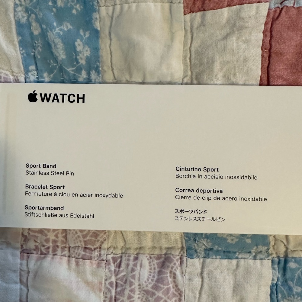For Apple Watch Starlight Sports Band 41MM (BRAND NEW ONLY OPENED)
